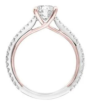Contemporary Diamond Engagement Ring