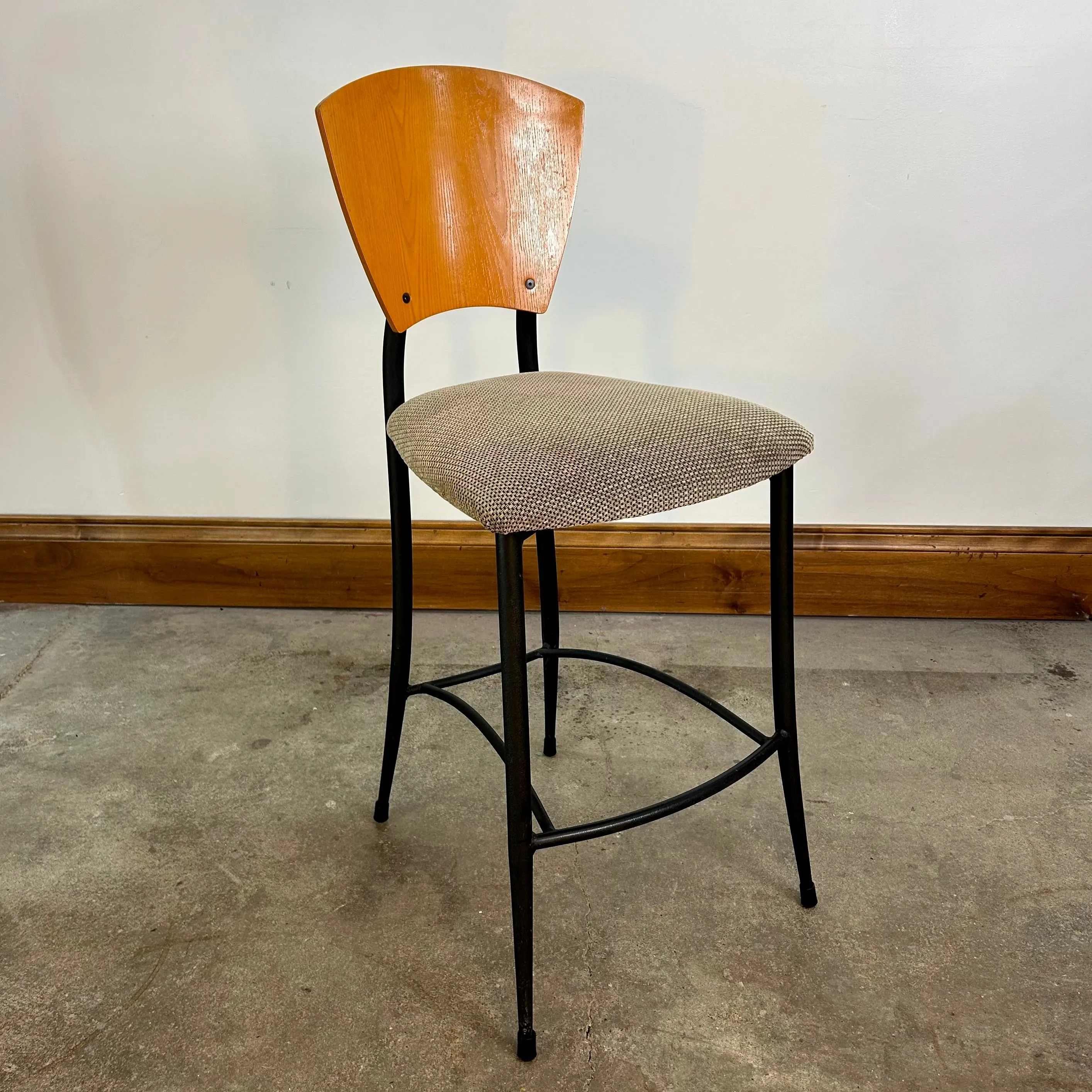 Counter Stool, Contemporary with Bentwood Back