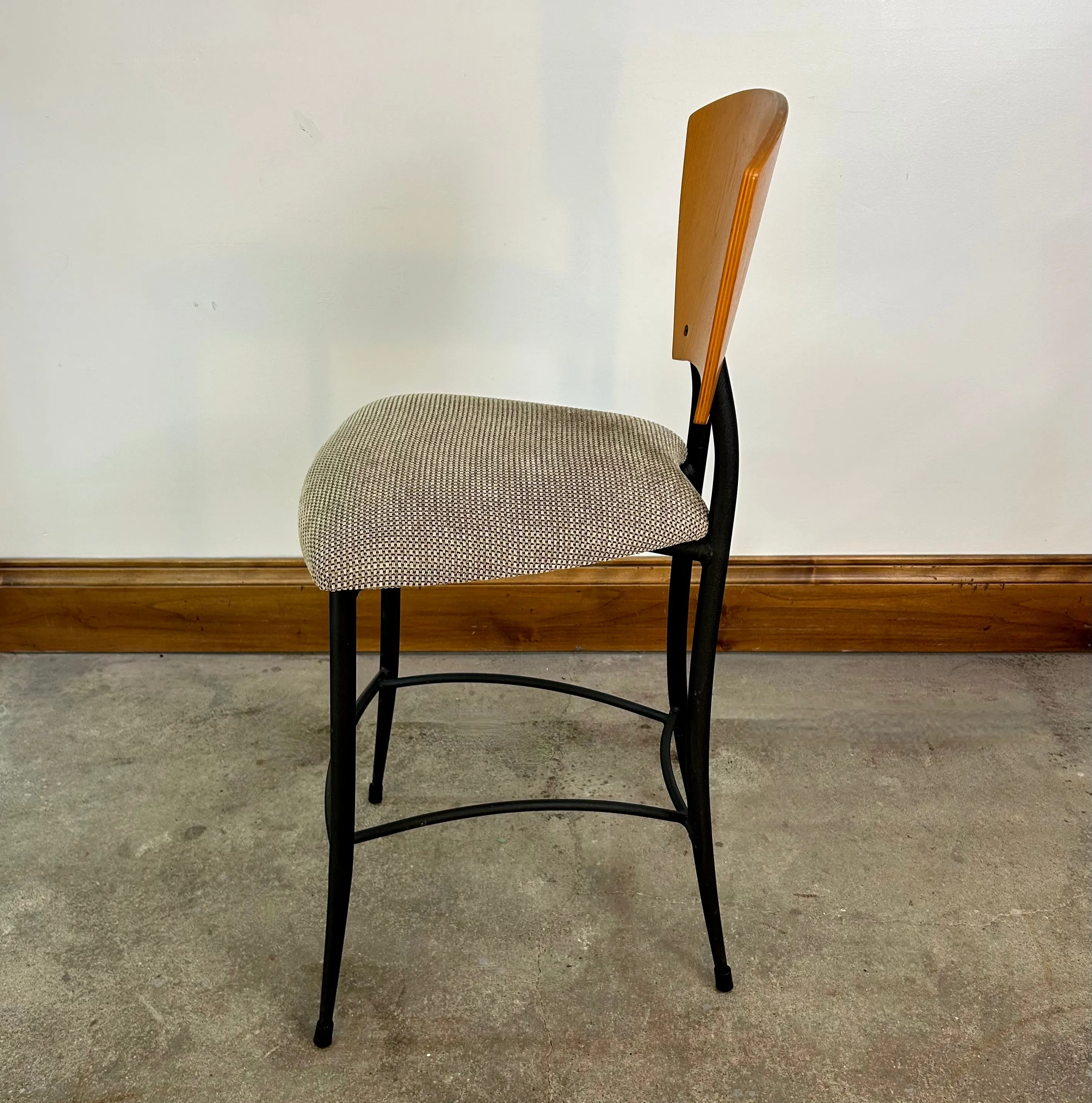 Counter Stool, Contemporary with Bentwood Back