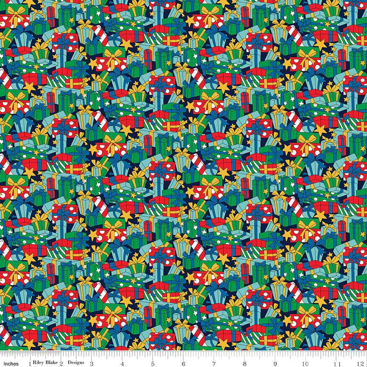 Deck the Halls Present Surprise B Fabric