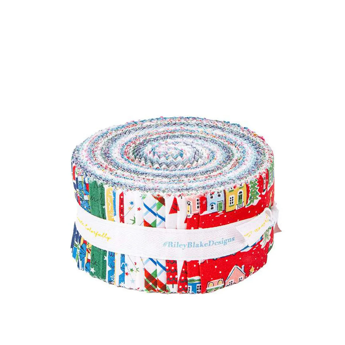Deck the Halls Rolie Polie  40 - 2.5" strips