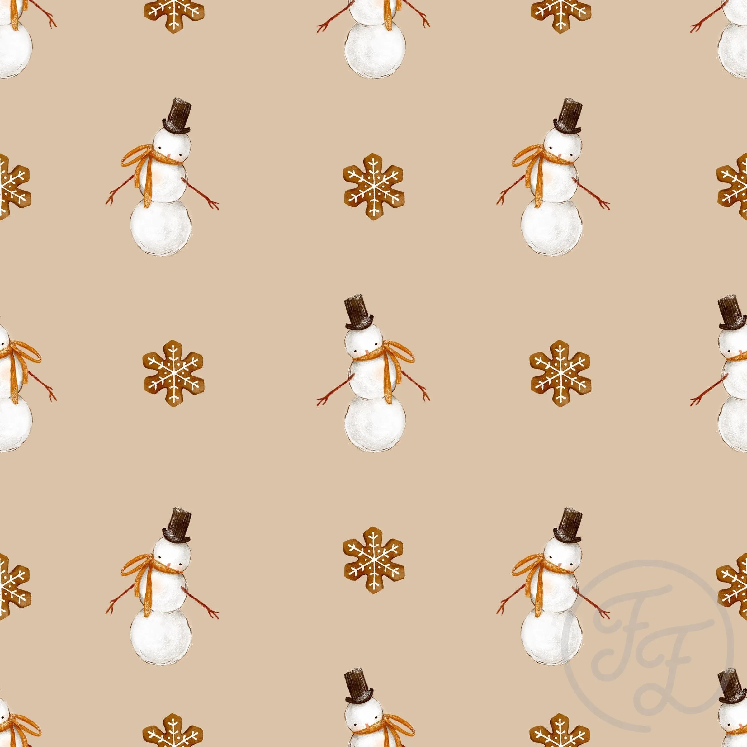 Frosty Snowman Almond