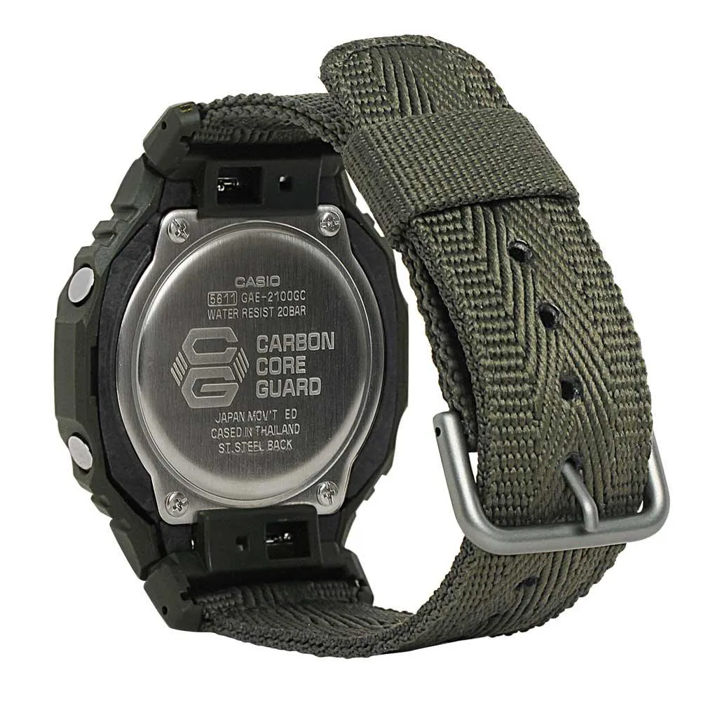 G-Shock Snow Camo Watch Set GAE-2100GC-7A