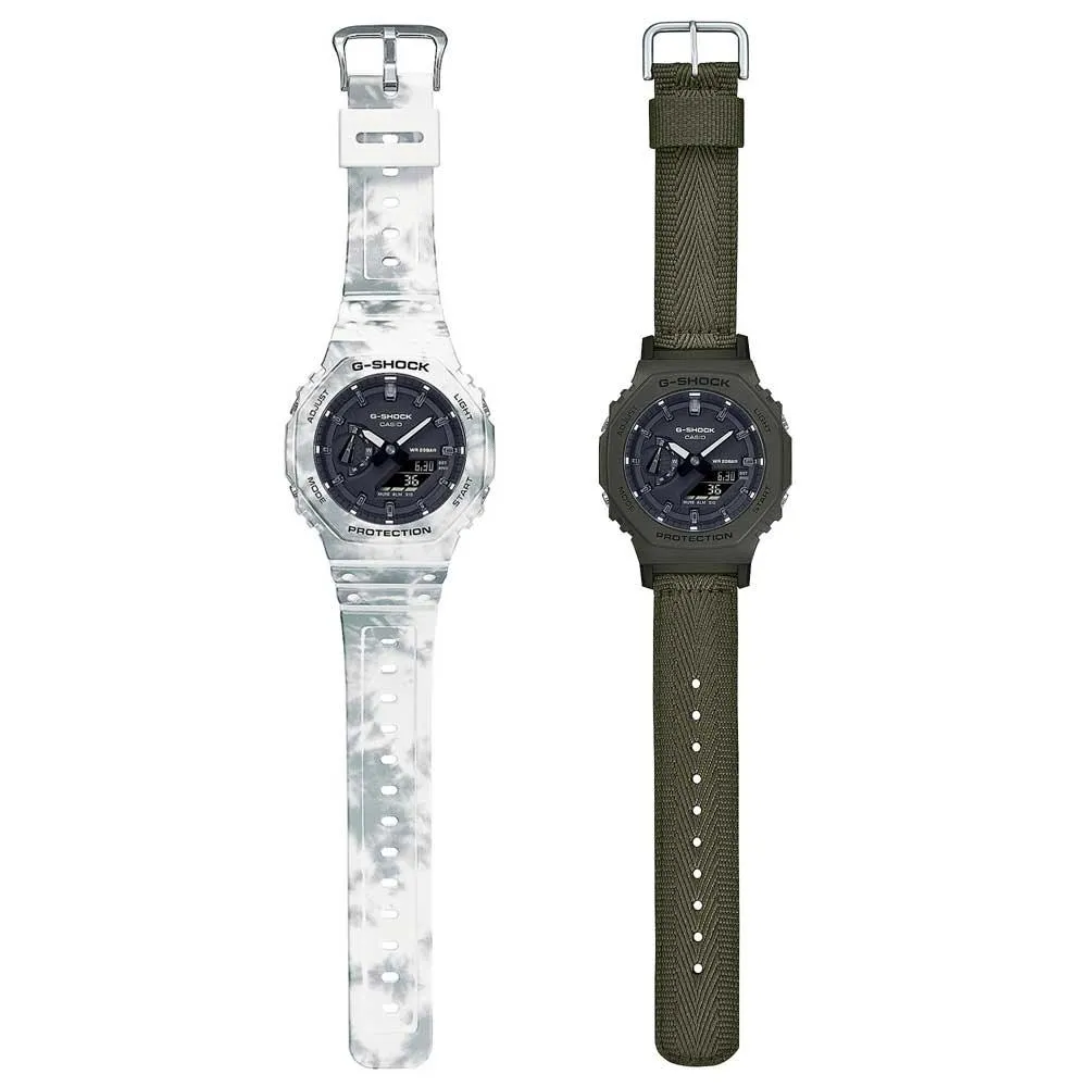 G-Shock Snow Camo Watch Set GAE-2100GC-7A