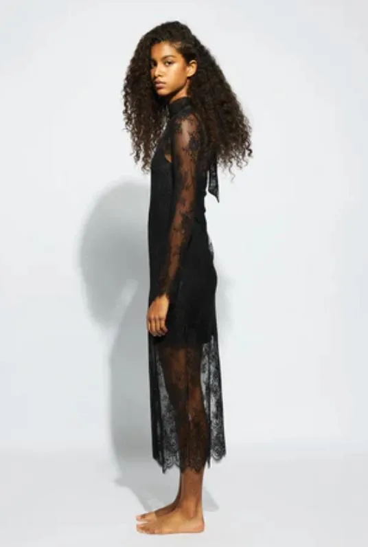Ginia Asher Slip in Black GLA401