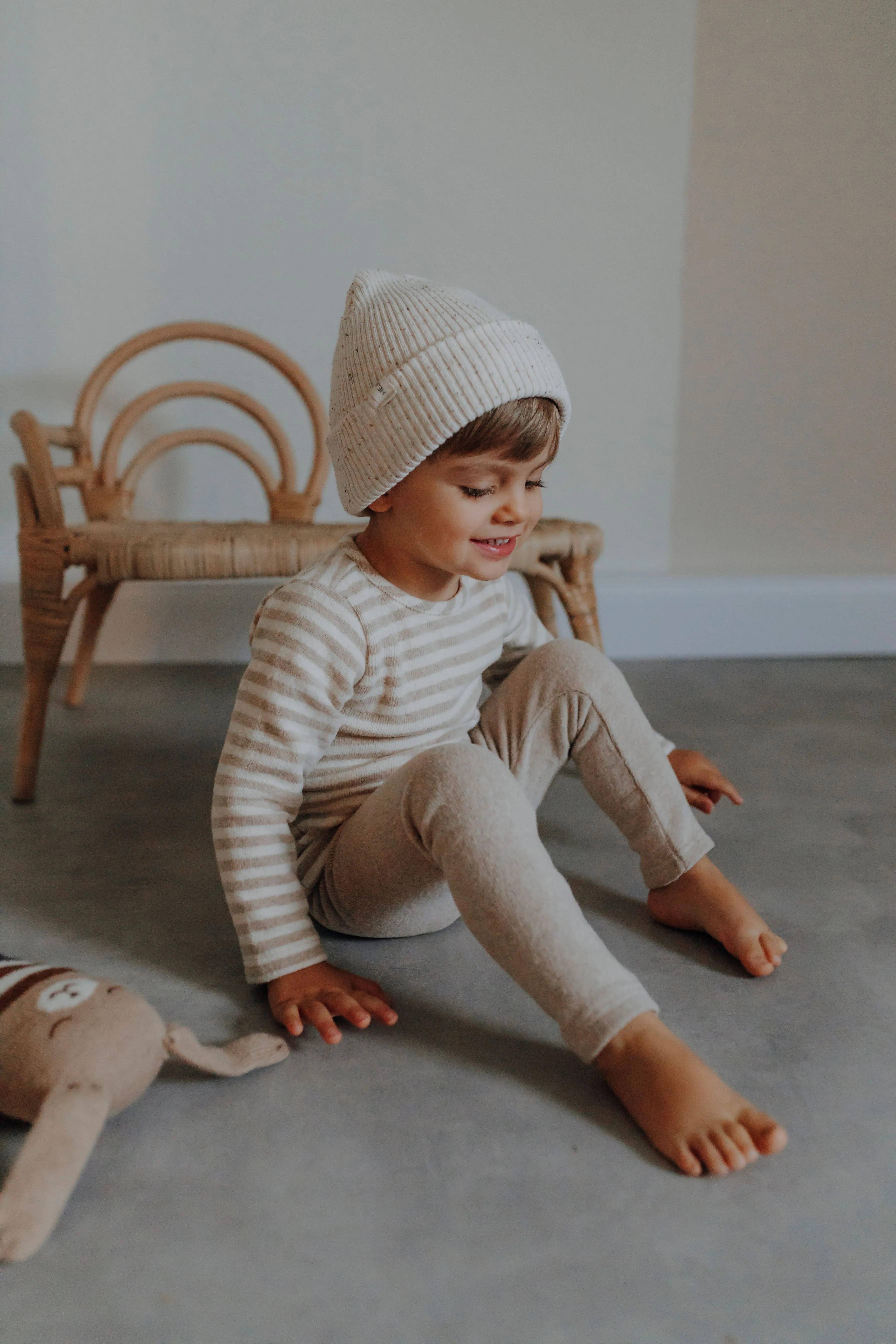 LEGGINGS BEIGE MELANGE (SOFT TOUCH)