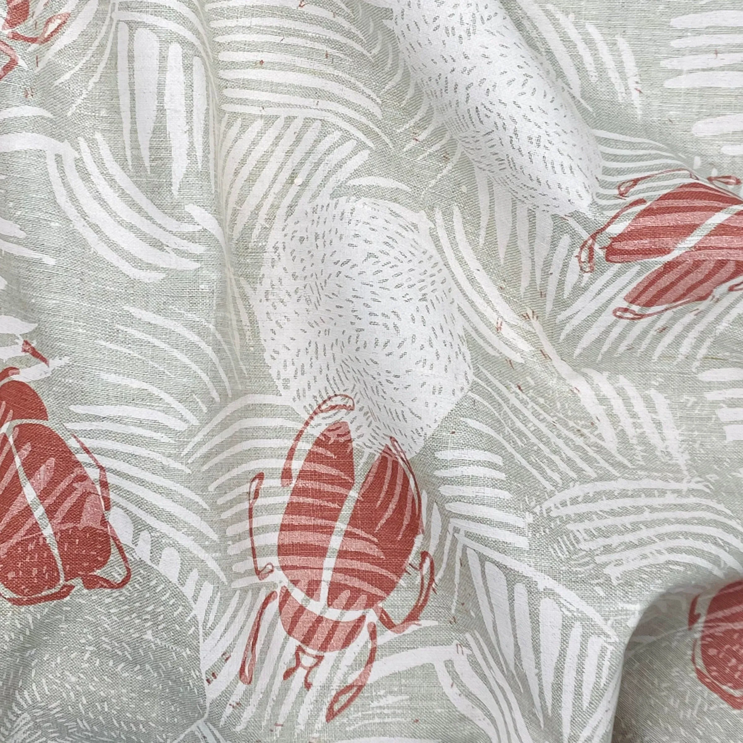 Linen Wall Art_Tea Towel - Dung Beetles - frosty