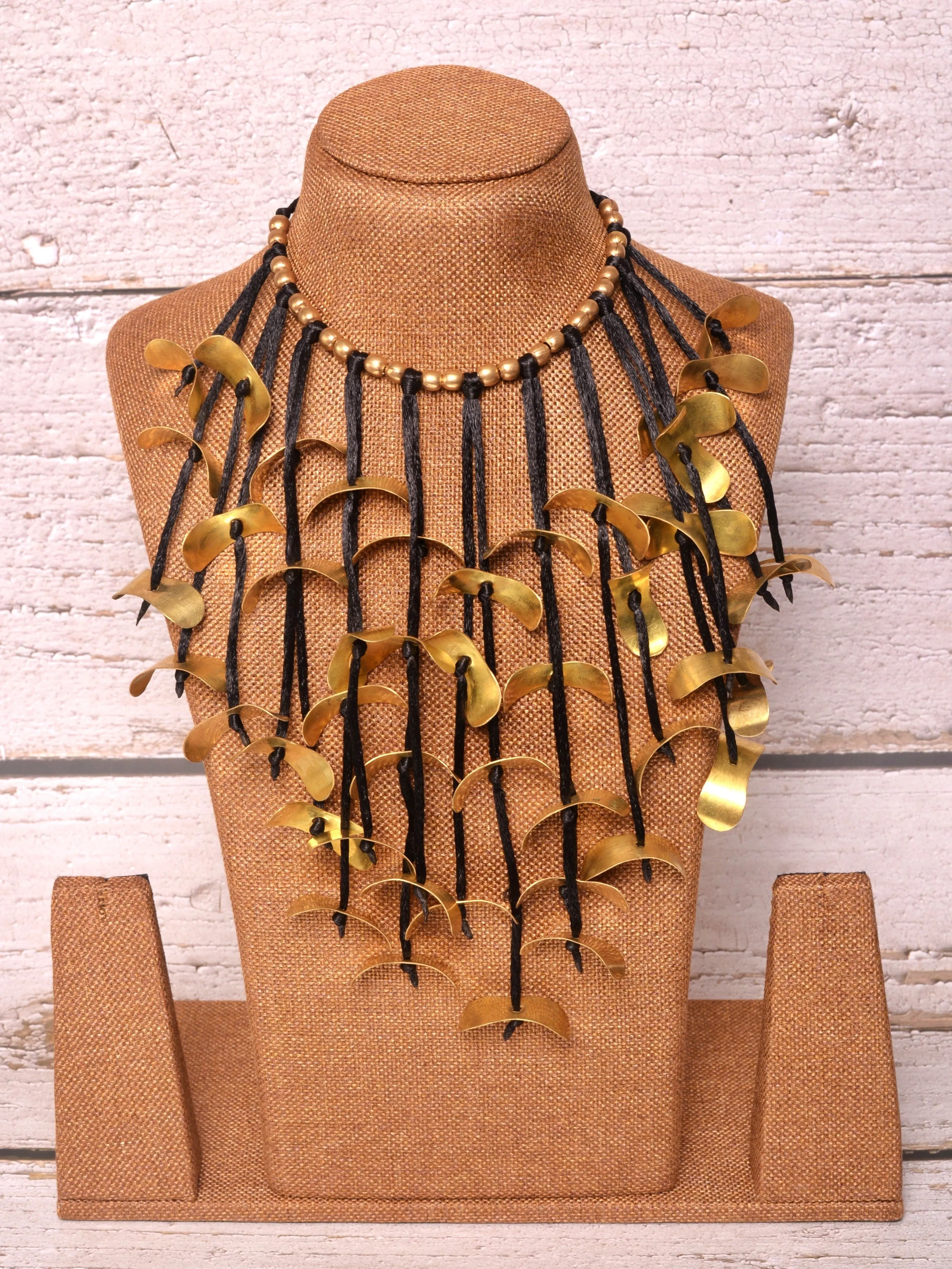 Mihika Contemporary Dokra Necklace