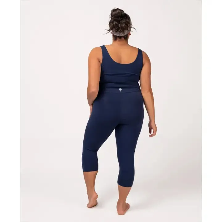 Mini Mushroom Organic Cropped Leggings