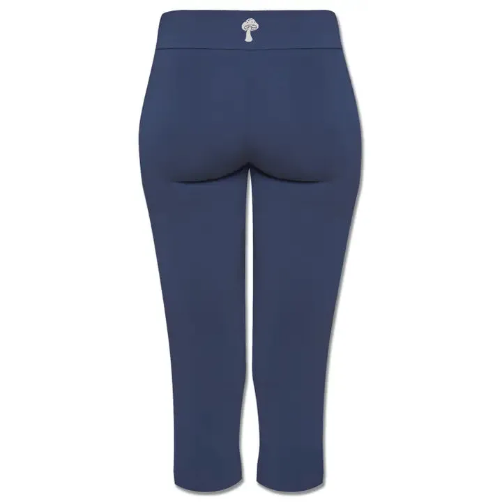 Mini Mushroom Organic Cropped Leggings