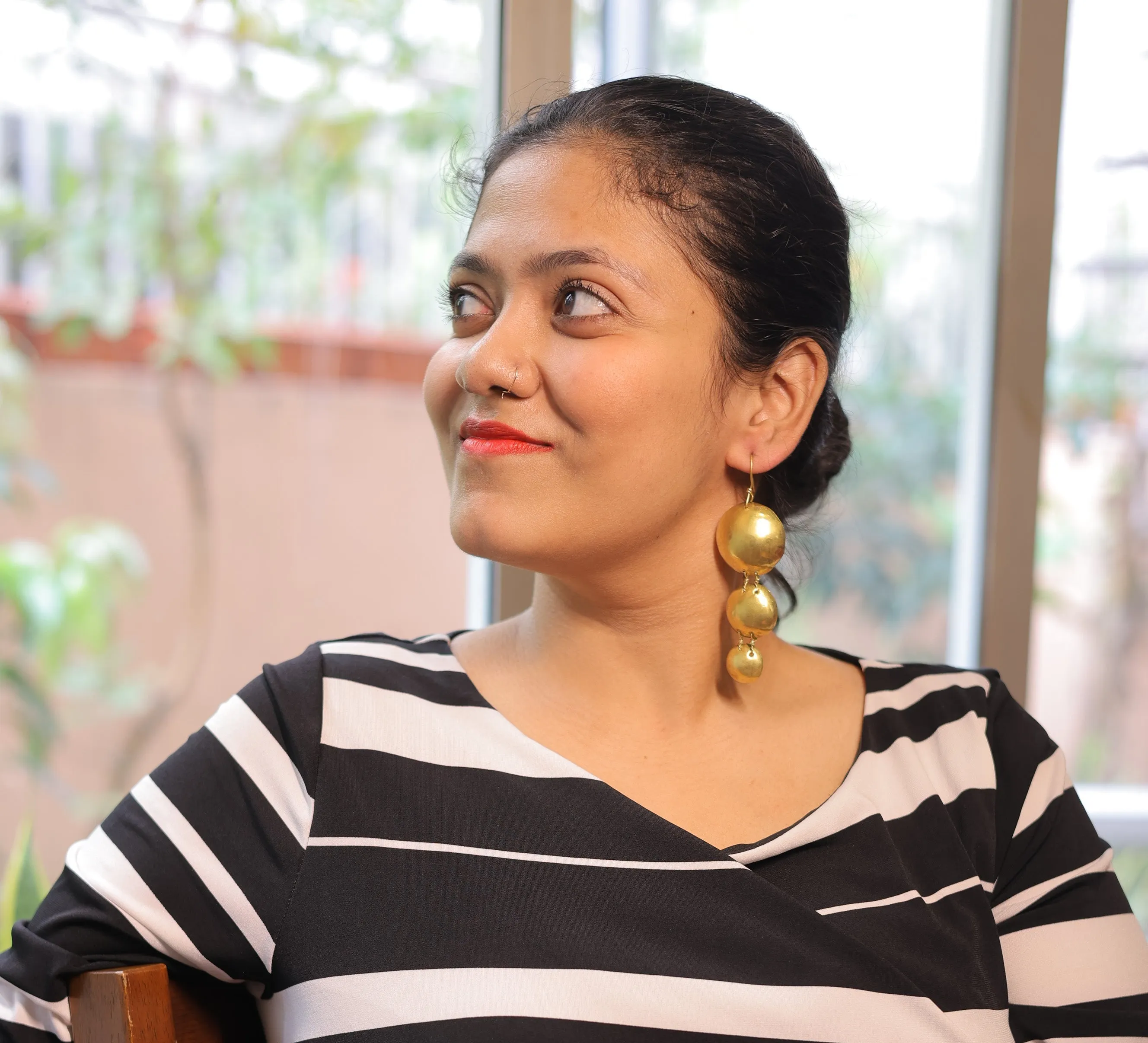 Namita Contemporary Dokra Earrings