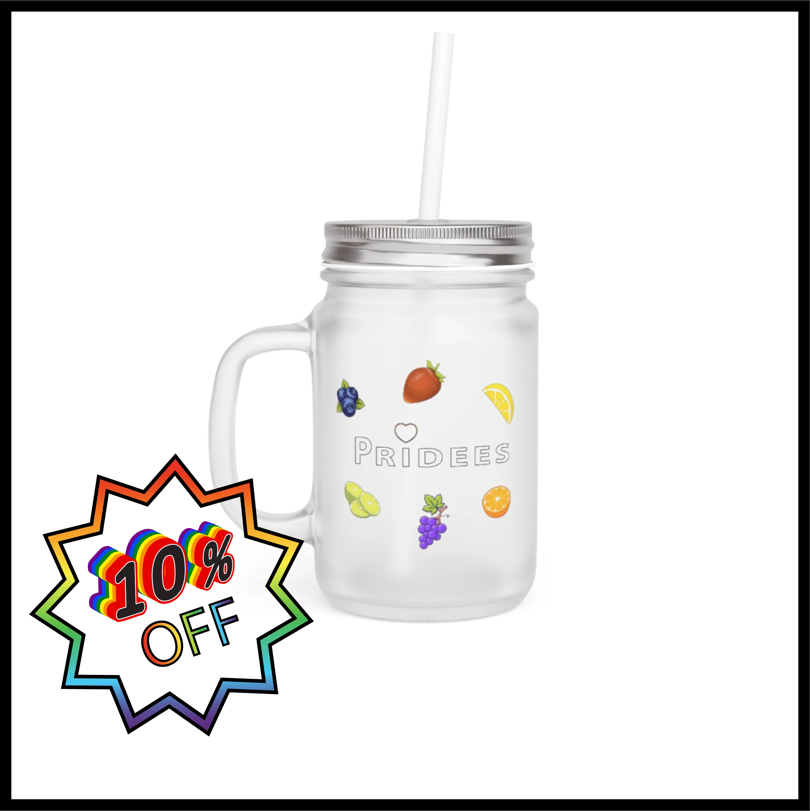 Pridees Summer Joy Mason Jar