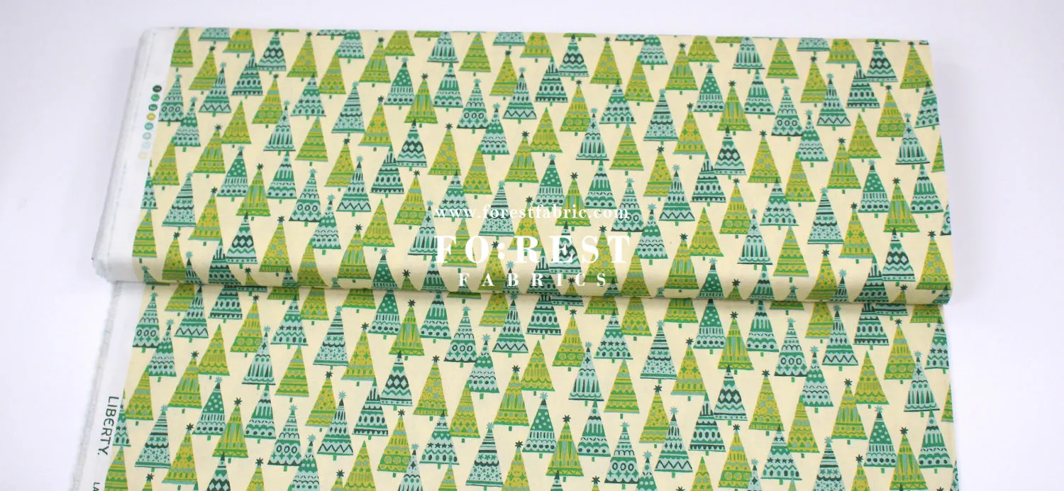 Quilting Liberty - Frosty Forest fabric A