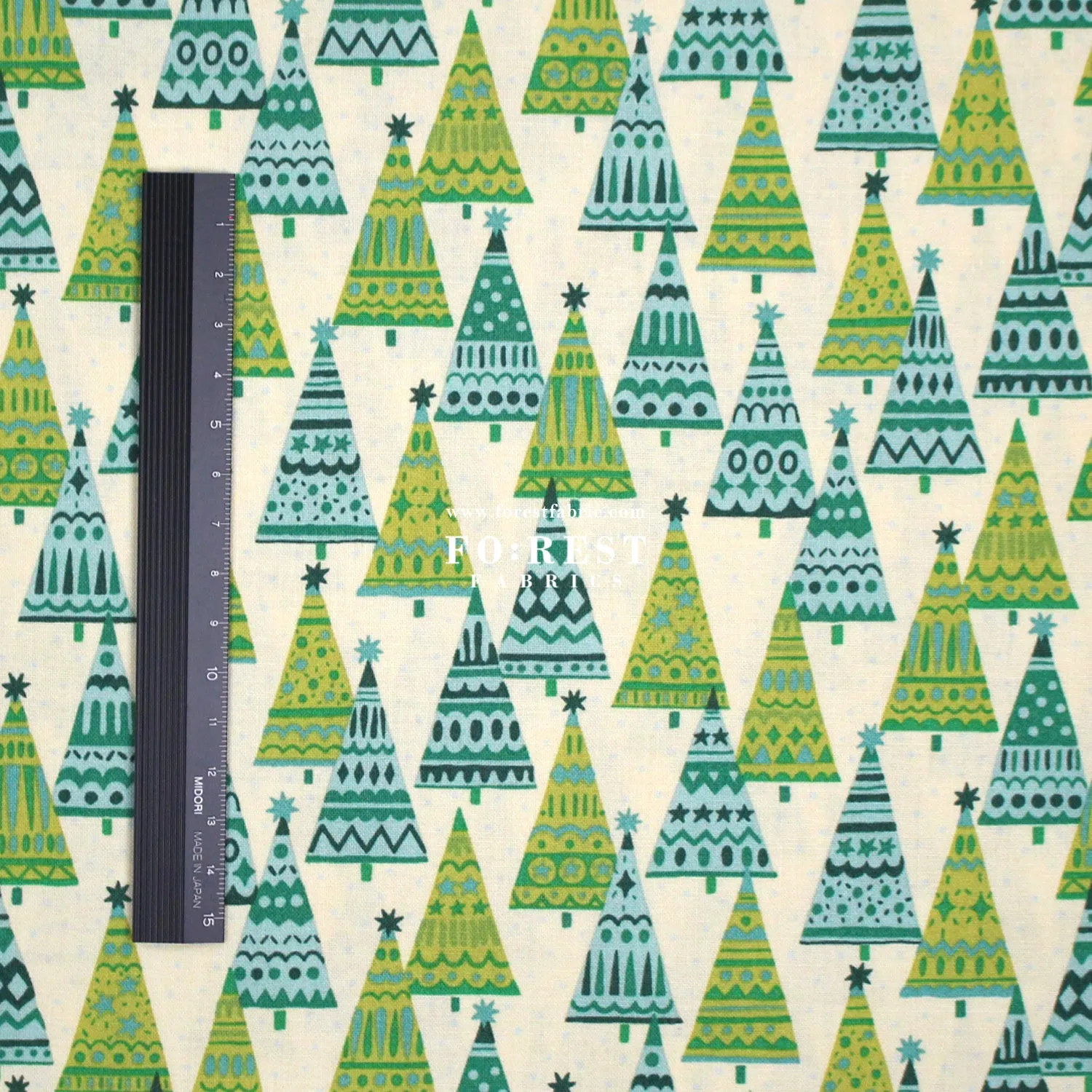 Quilting Liberty - Frosty Forest fabric A