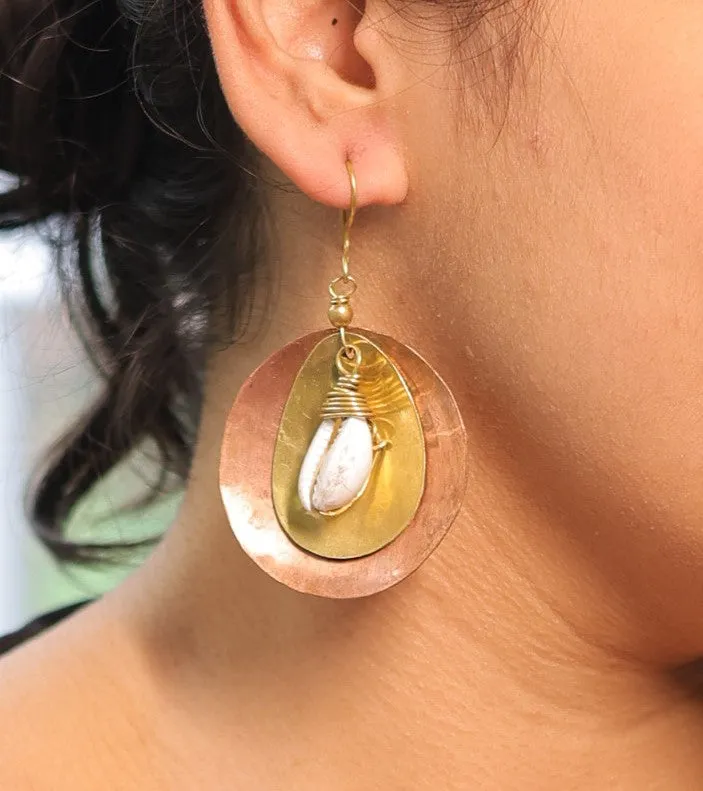 Saachi Contemporary Dokra Earrings