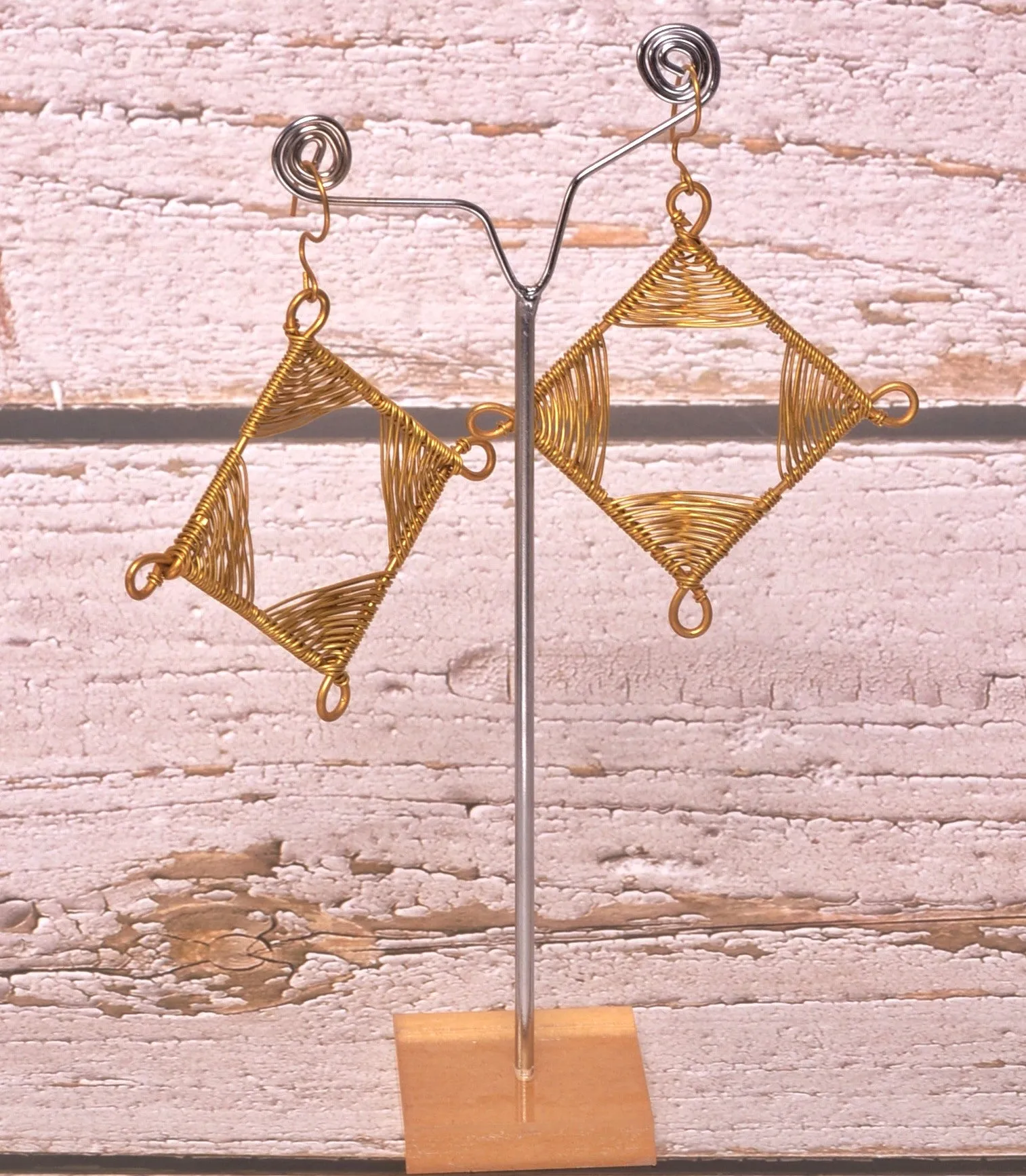 Uditi Contemporary Dokra Earrings