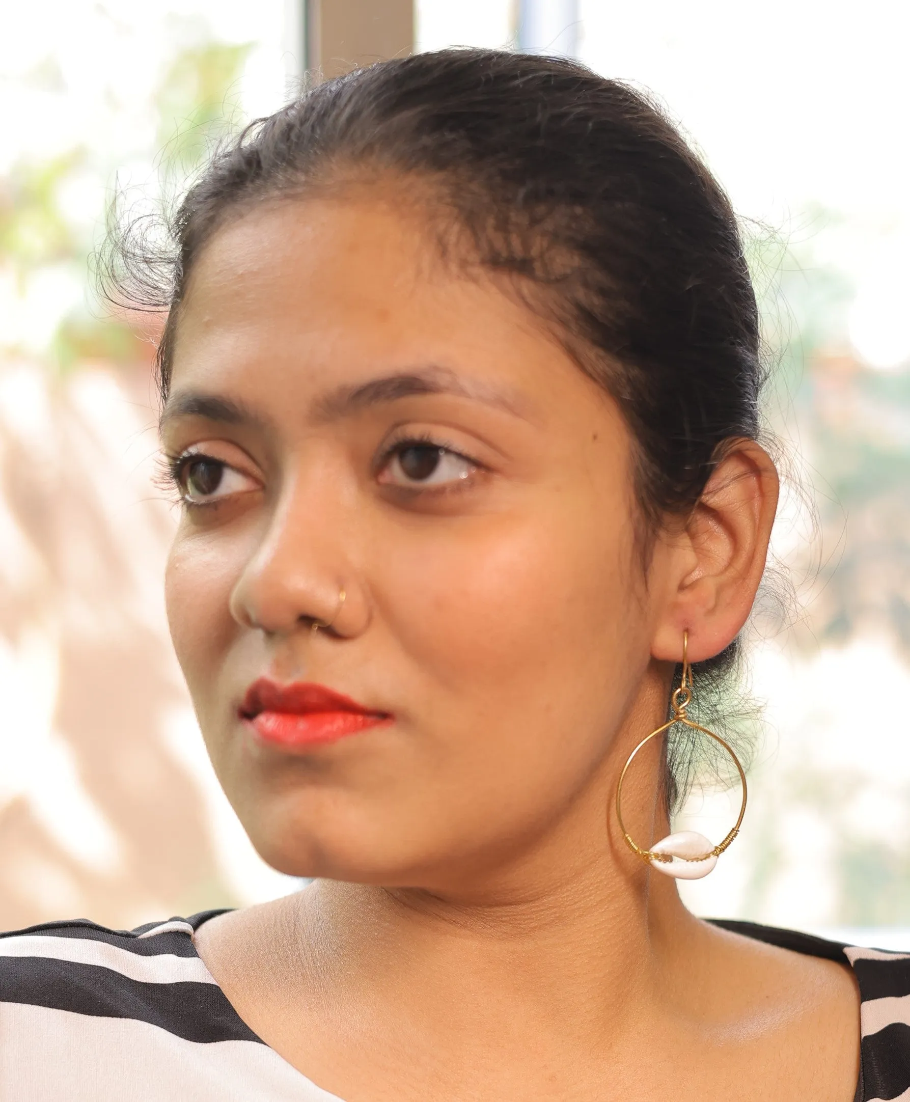 Upasana Contemporary Dokra Earrings