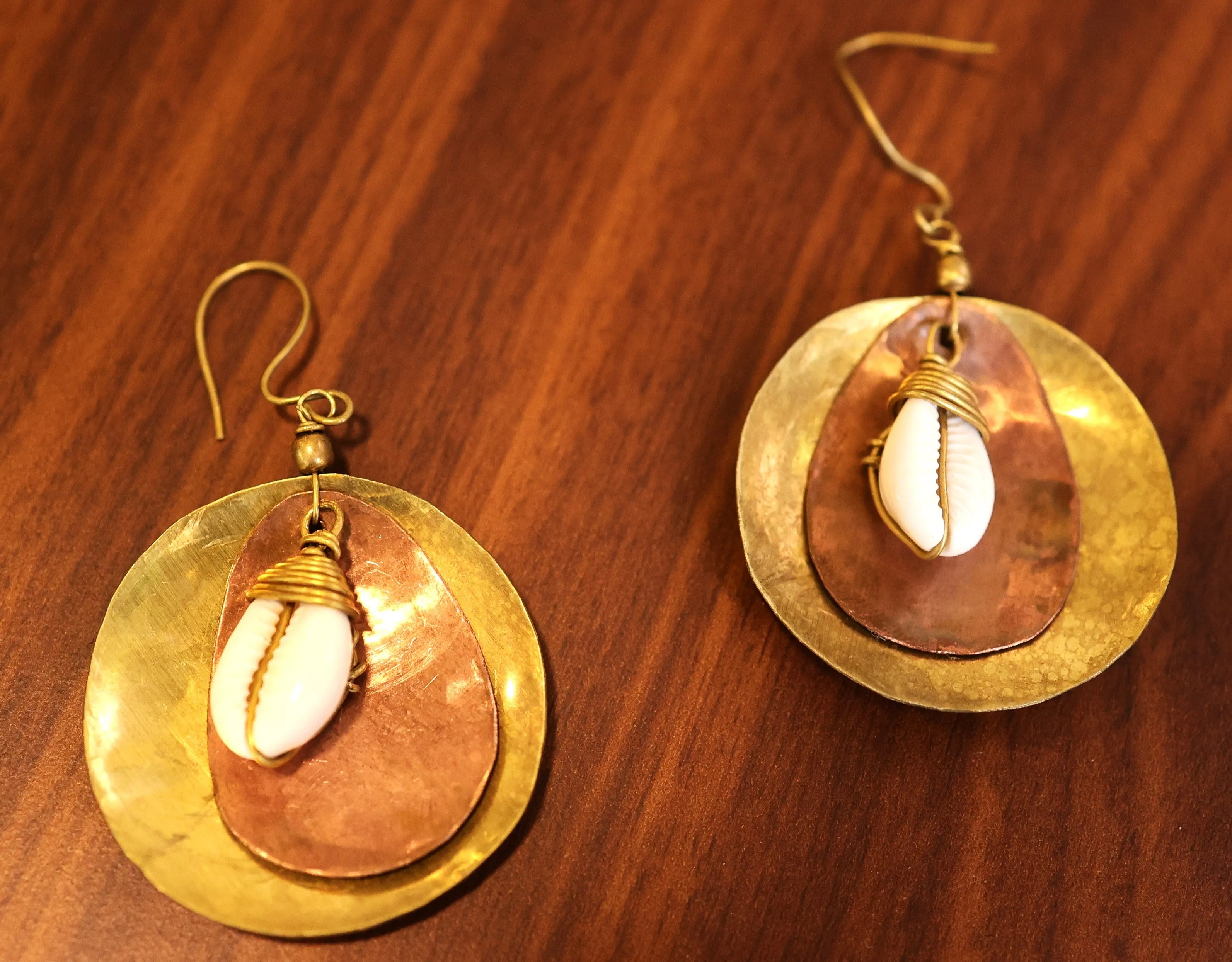 Vihana Contemporary Dokra Earrings